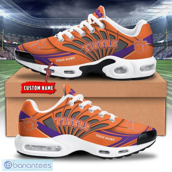 Clemson Tigers Air Cushion Sports Shoes TN Sneakers Custom Name Limited Product Photo 1