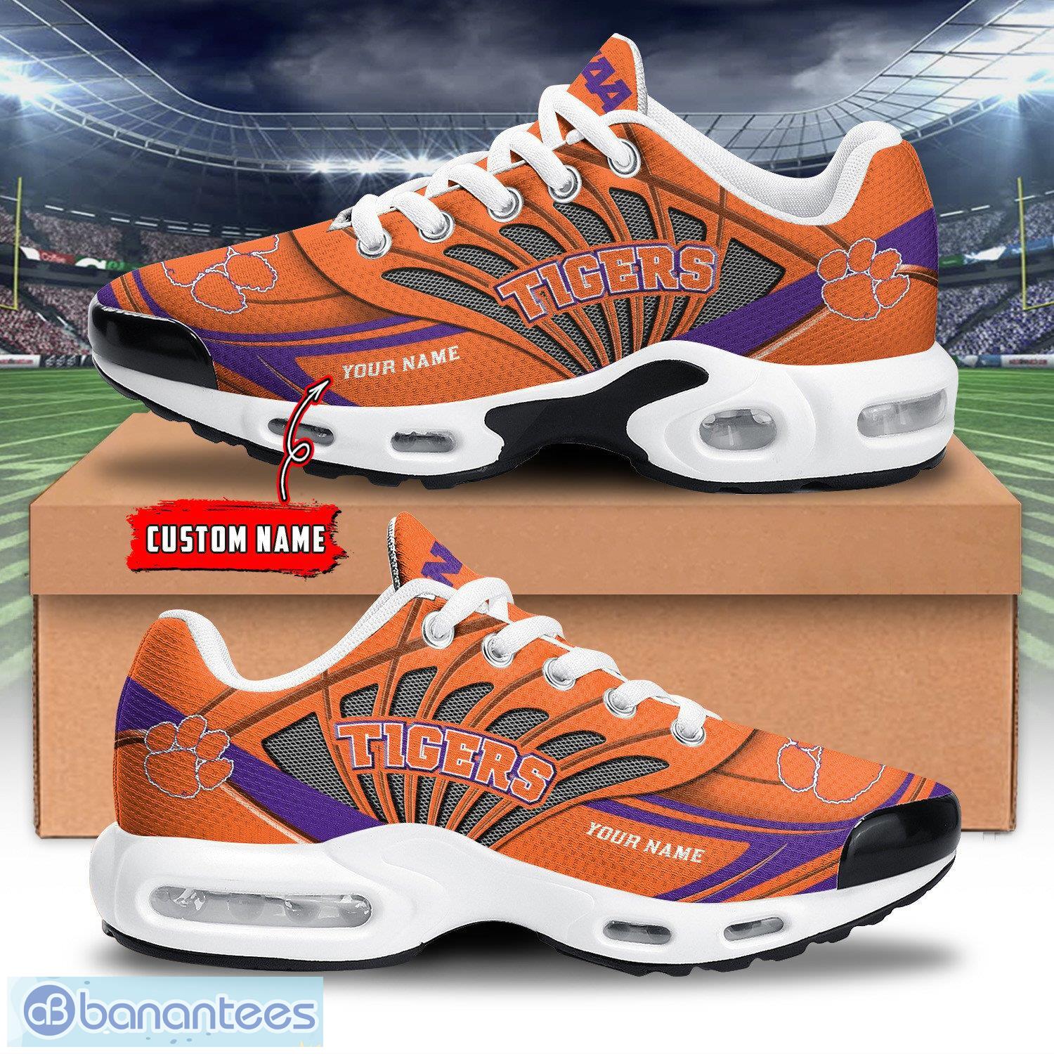 clemson tigers air cushion sports shoes tn sneakers custom name limited image Clemson Tigers Air Cushion Sports Shoes TN Sneakers Custom Name Limited Product Photo 1