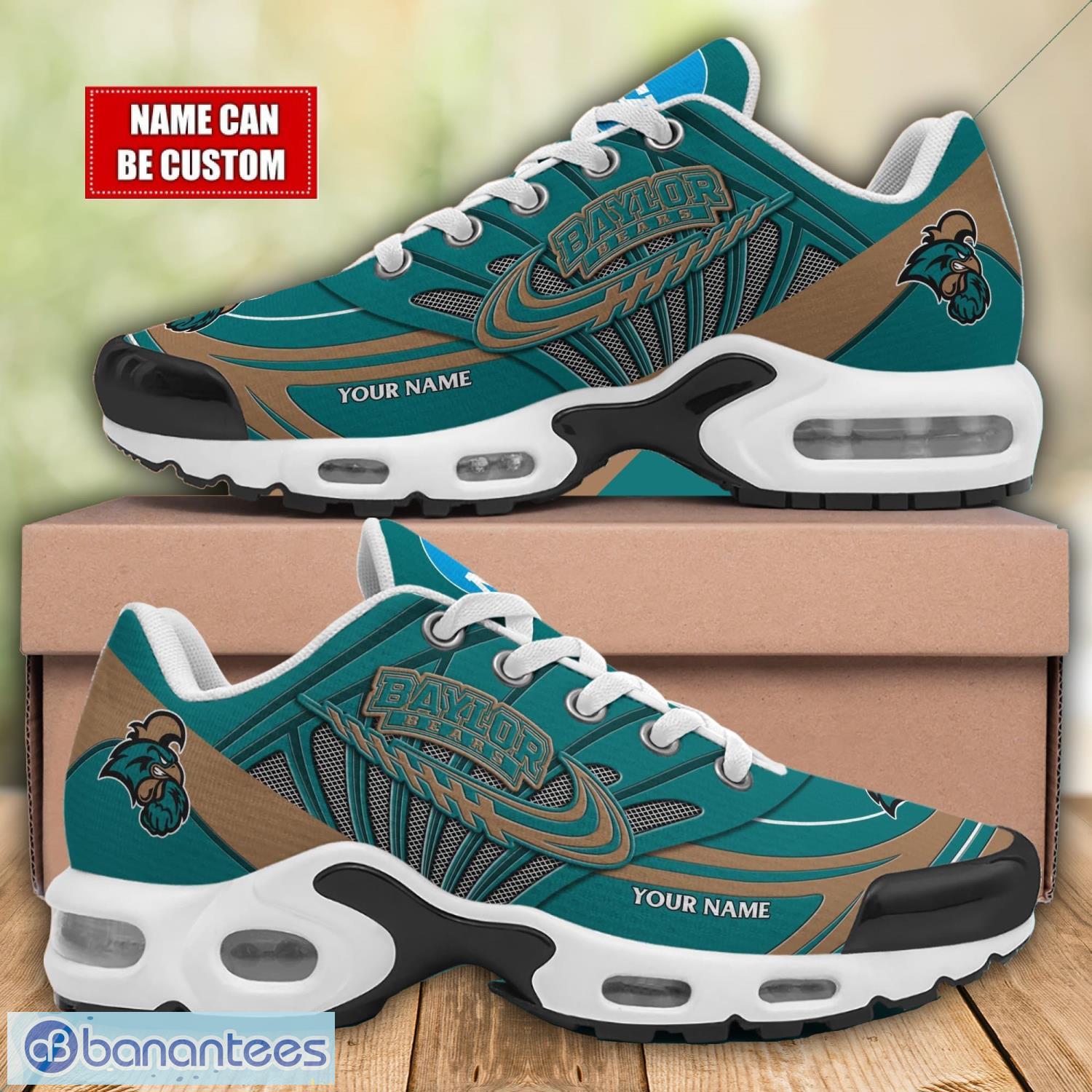 coastal carolina chanticleers tn shoes air cushion sports shoes custom name gift ideas image Coastal Carolina Chanticleers TN Shoes Air Cushion Sports Shoes Custom Name Gift Ideas Product Photo 1