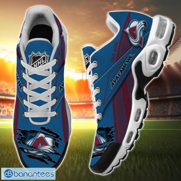 Colorado Avalanche Air Cushion Sports Shoes Custom Name Gift TN Shoes Sneakers For Fans Men Women Team Shoes Product Photo 2