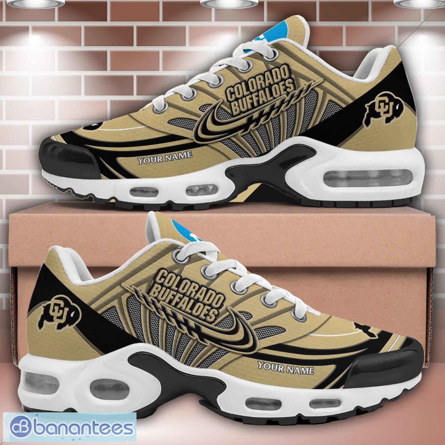 colorado buffaloes tn shoes air cushion sports shoes custom name gift image Colorado Buffaloes TN Shoes Air Cushion Sports Shoes Custom Name Gift Product Photo 1