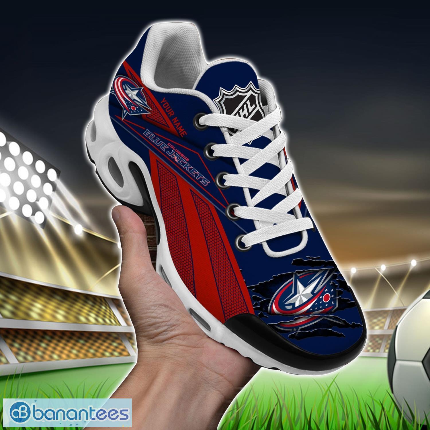 columbus blue jackets air cushion sports shoes custom name gift tn shoes sneakers for fans men women shoes image Columbus Blue Jackets Air Cushion Sports Shoes Custom Name Gift TN Shoes Sneakers For Fans Men Women Shoes Product Photo 1