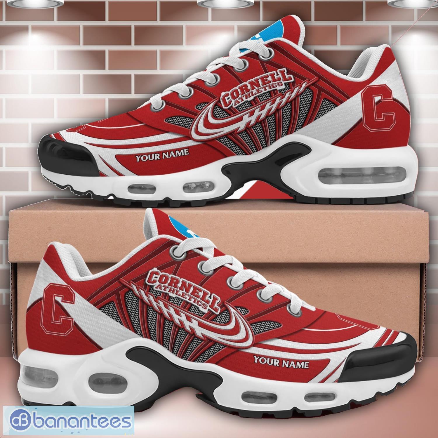 cornell big red tn shoes air cushion sports shoes custom name gift image Cornell Big Red TN Shoes Air Cushion Sports Shoes Custom Name Gift Product Photo 1