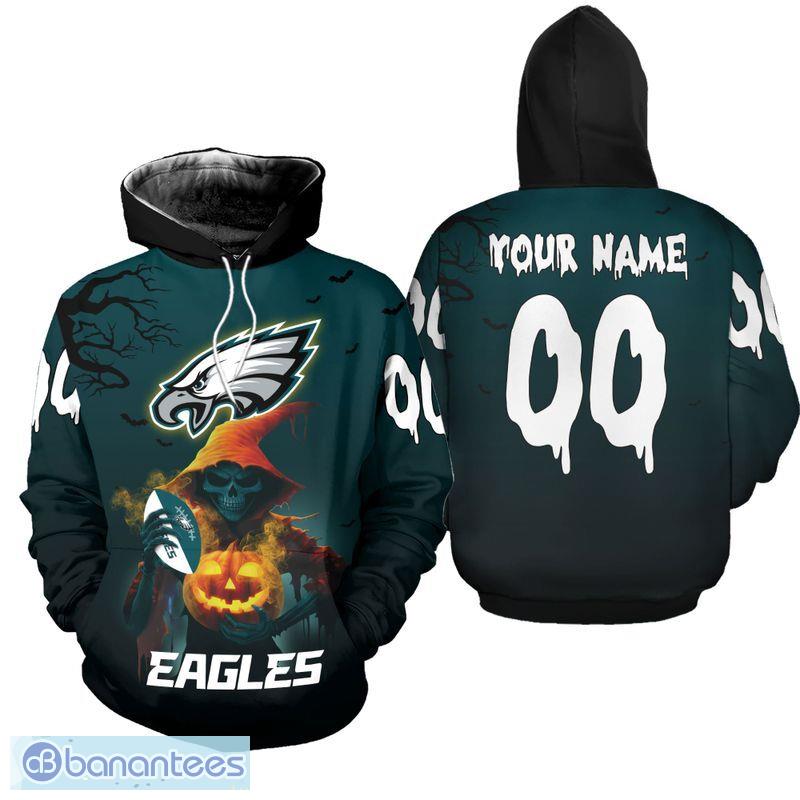 custom number and name philadelphia eagles death knitwear halloween 3d hoodie for men women image Custom Number And Name Philadelphia Eagles Death Knitwear Halloween 3D Hoodie For Men Women - Custom Number And Name Philadelphia Eagles Death Knitwear Halloween 3D Hoodie For Men Women