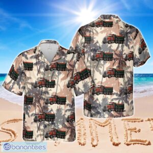 Peterbilt Dump Truck Hawaiian Shirt Aloha Beach Shirt Product Photo 1