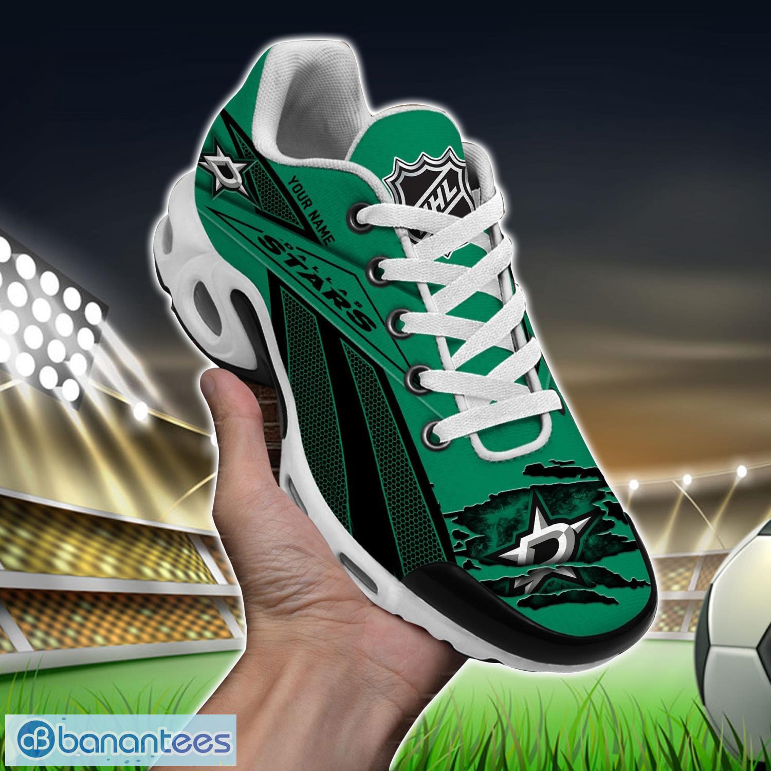 dallas stars air cushion sports shoes custom name gift tn shoes sneakers for fans men women team shoes image Dallas Stars Air Cushion Sports Shoes Custom Name Gift TN Shoes Sneakers For Fans Men Women Team Shoes Product Photo 1