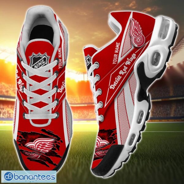 Detroit Red Wings Air Cushion Sports Shoes Custom Name Gift TN Shoes Sneakers For Fans Men Women Shoes Product Photo 2