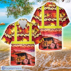 Mining Dump Truck Tropical Hawaiian Shirt Product Photo 1