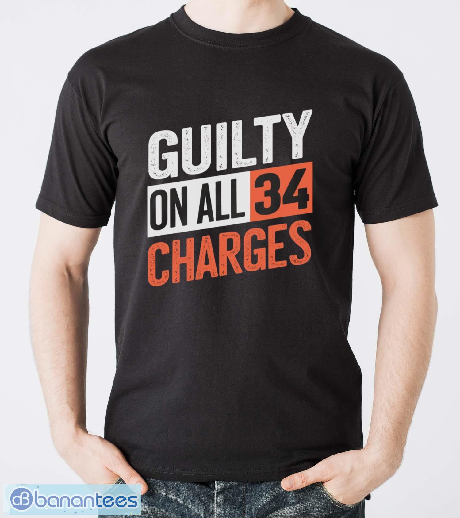 donald trump president 45 guilty on all 34 counts charges shirt image Donald Trump President 45 Guilty On All 34 Counts Charges Shirt - Men T-Shirt
