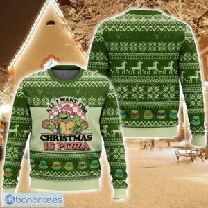 All I want for Christmas Is Pizza Ugly Christmas Sweater For Men And Women Christmas Holiday Gift Family Gift Product Photo 1