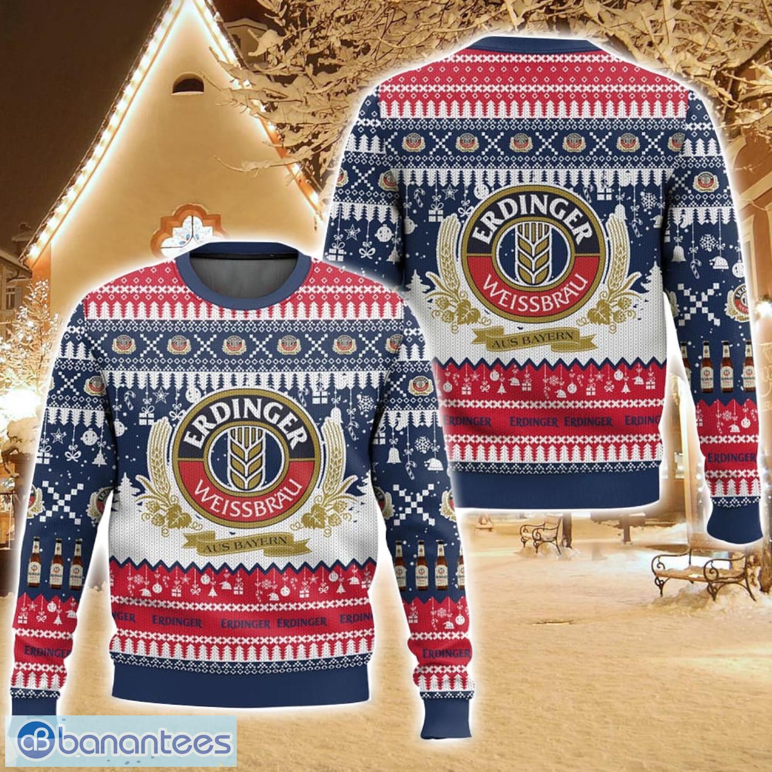 erdinger german beer ugly christmas sweater for men and women christmas holiday gift family gift image Erdinger German Beer Ugly Christmas Sweater For Men And Women Christmas Holiday Gift Family Gift Product Photo 1