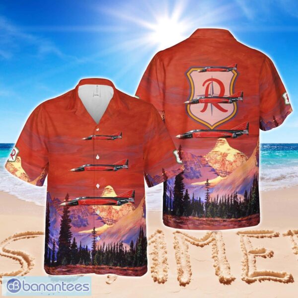 F-4F Phantom II, 40 Jahre Jagdgeschwader 71 (JG 71) Richthofen, 37+86, Luftwaffe Wittmundhafen Air Base, 2013 Hawaiian Shirt Beach Summer Shirt Product Photo 1