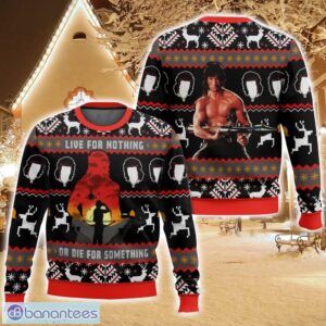 Rambo Ugly Christmas Sweater For Men And Women Christmas Holiday Gift Family Gift Product Photo 1