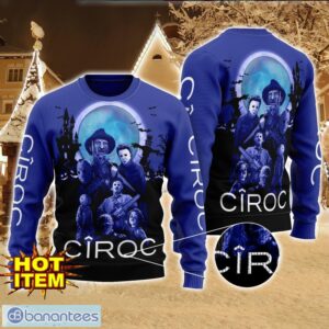 CIROC Vodka Horror Halloween Night All Over Print Sweater Halloween Sweater Gift Ideas Product Photo 1