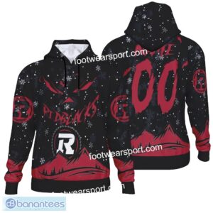 Christmas Grinch Face Ottawa RedBlacks Snow Mountain 3D Hoodie, Tshirt, 3D Sweater Custom Number And Name - Grinch Face Ottawa RedBlacks 3D Hoodie, Tshirt, 3D Sweater Custom Number And Name Photo 2