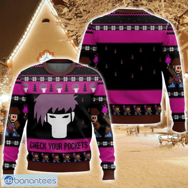 Gambit Ugly Christmas Sweater For Men And Women Christmas Holiday Gift Family Gift Product Photo 1