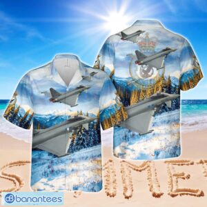 Royal Air Force Typhoon FGR4 ZK330 'EZ' of No. 6 Squadron Christmas Hawaiian Shirt Aloha Beach Shirt Product Photo 1