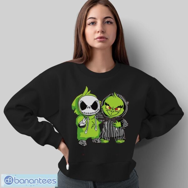 Grinch Christmas Sweatshirt, Xmas Gift Hoodie, Jack Skellington Youth Sweatshirt - Sweatshirt