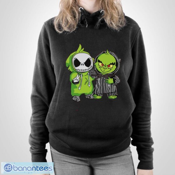 Grinch Christmas Sweatshirt, Xmas Gift Hoodie, Jack Skellington Youth Sweatshirt - Unisex Pullover Hoodie