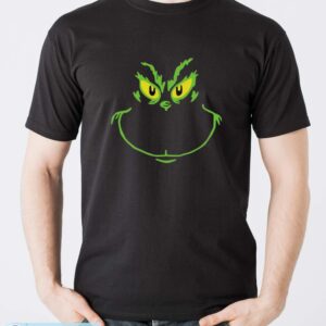 Grinch Smile Shirt, Funny Xmas Shirt, Grinch Christmas Movie Shirt - Men T-Shirt