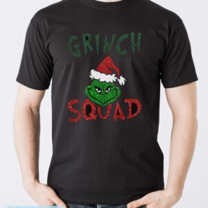 Grinch Squad Shirt, Retro Christmas Shirt - Men T-Shirt