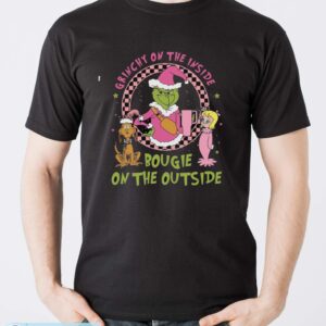 Grinchy on the Inside Bougie on the Outside Shirt, Grinchy and Bougie Tee - Men T-Shirt