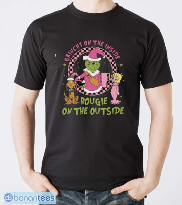 Grinchy on the Inside Bougie on the Outside Shirt, Grinchy and Bougie Tee - Men T-Shirt