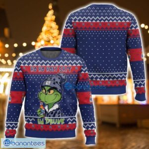 Ho Ho Holy Sh!t Im Drunk Pabst Blue Ribbon Grinch Ugly Christmas Sweater Holiday Gift For Family Christmas Sweater Product Photo 1