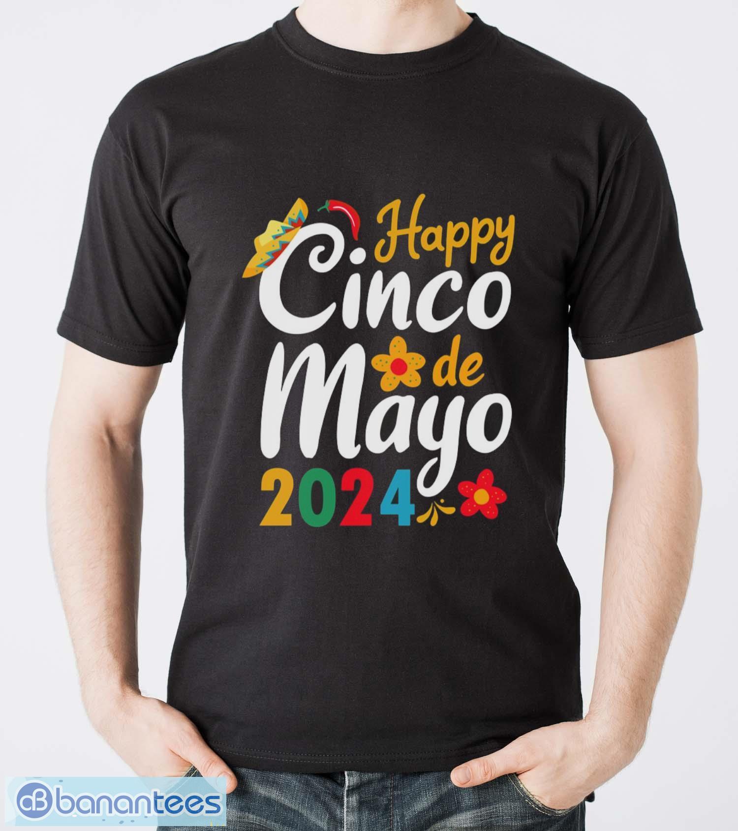happy cinco de mayo 2024 mexico shirt image Happy Cinco de Mayo 2024 Mexico Shirt - Men T-Shirt