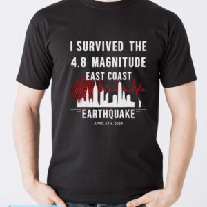I Survived The NYC Earthquake April 5th 2024 Shirt - Men T-Shirt