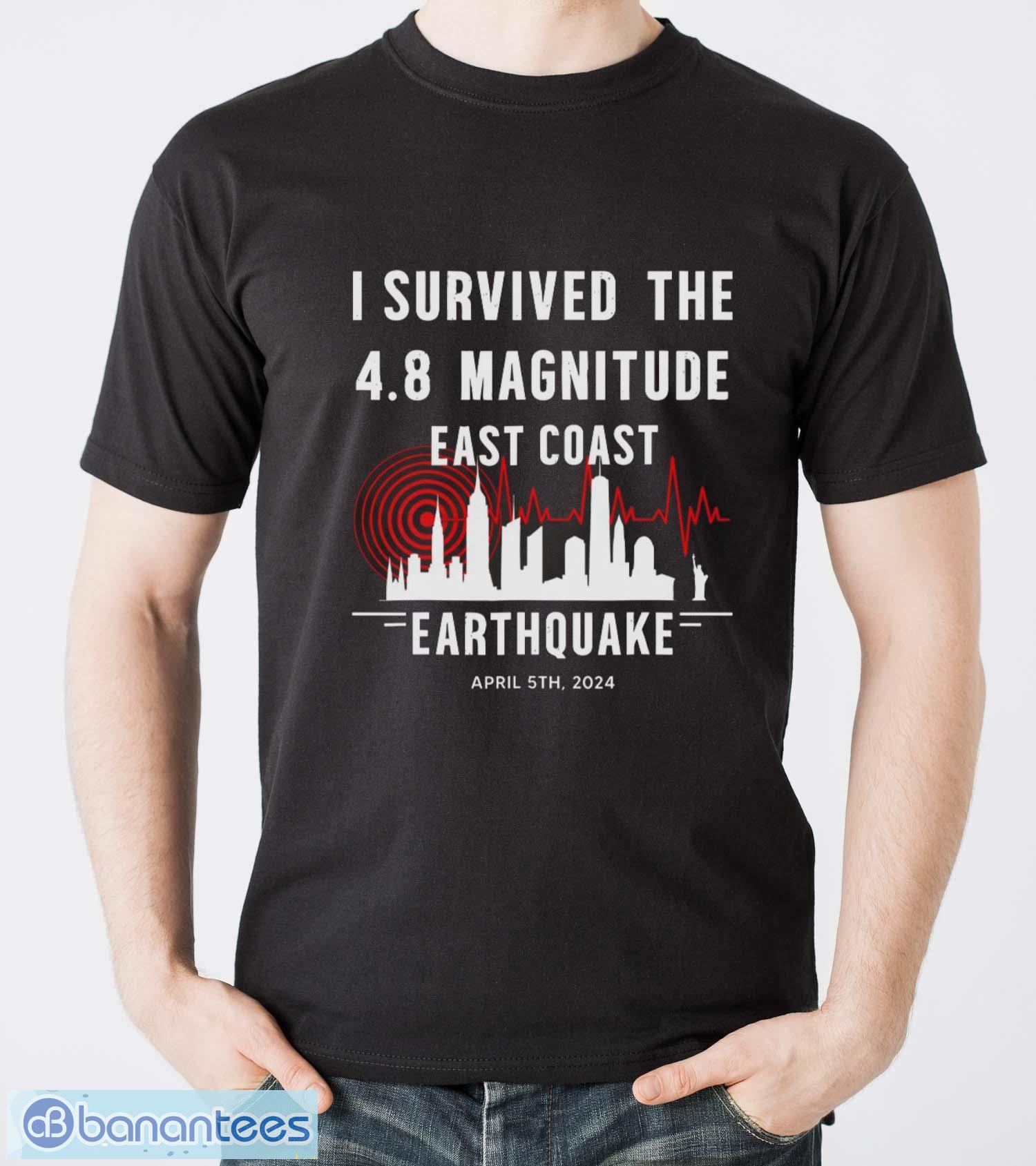 i survived the nyc earthquake april 5th 2024 shirt image I Survived The NYC Earthquake April 5th 2024 Shirt - Men T-Shirt