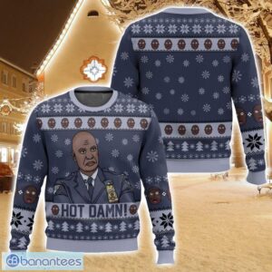 Hot Damn! Captain Raymond Holt Brooklyn Nine-Nine Ugly Christmas Sweater For Men And Women Christmas Holiday Gift Family Gift Product Photo 1