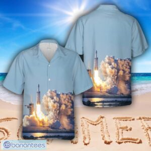SpaceX Falcon Heavy USSF-67 Hawaiian Shirt Product Photo 1