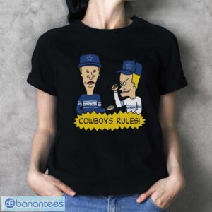 Beavis and Butt-Head Dallas Cowboys Rules NFL Shirt - Ladies T-Shirt