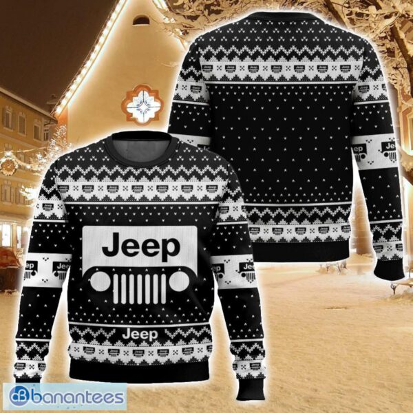JEEP Ugly Christmas Sweater For Men And Women Christmas Holiday Gift Family Gift Product Photo 1