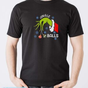 Jingle Balls T-Shirt, Grinch Christmas Shirt, Jingle Bells Funny Tee - Men T-Shirt