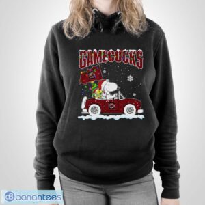 South Carolina Gamecocks Snoopy And Woodstock Driving Car Shirt Sweatshirt Hoodie - Unisex Pullover Hoodie