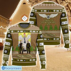Supernatural TV show, Christmas Ugly Christmas Sweater For Men And Women Christmas Holiday Gift Family Gift Product Photo 1