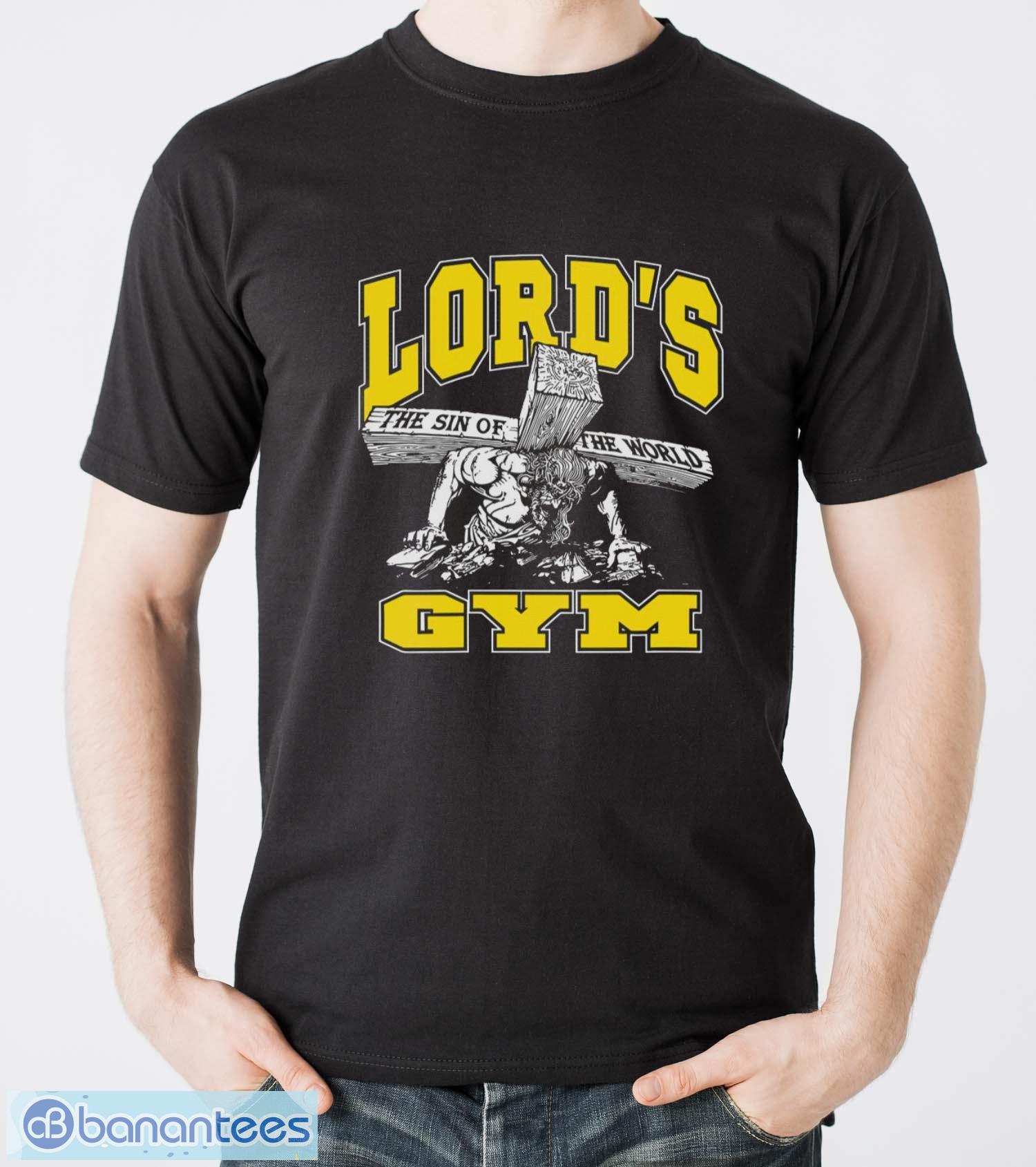 lords gym lords the sin of world jesus shirt image Lords Gym – Lord’s The Sin of World Jesus Shirt - Men T-Shirt
