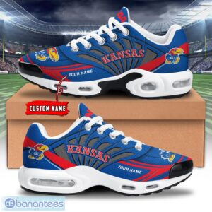 Kansas Jayhawks Air Cushion Sports Shoes TN Sneakers Custom Name Limited Product Photo 1