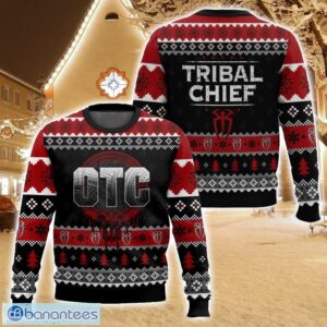 OTC Roman Reigns WWE Ugly Christmas Sweater Christmas Gift For Family Holiday Gift Product Photo 1
