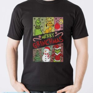 Merry Grinchmas Shirt Christmas Grinch Tee - Men T-Shirt