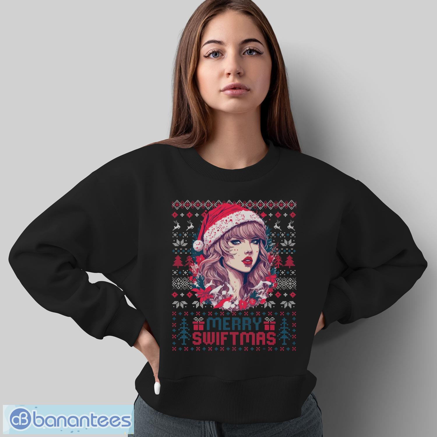 merry swiftmas era vintage ugly sweater christmas holiday t shirt1 shirt 1 image Merry Swiftmas Era Vintage Ugly Sweater Christmas Holiday T-Shirt1 Shirt - Sweatshirt