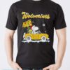 Michigan Wolverines Snoopy And Woodstock Driving Car Shirt Sweatshirt Hoodie - Men T-Shirt