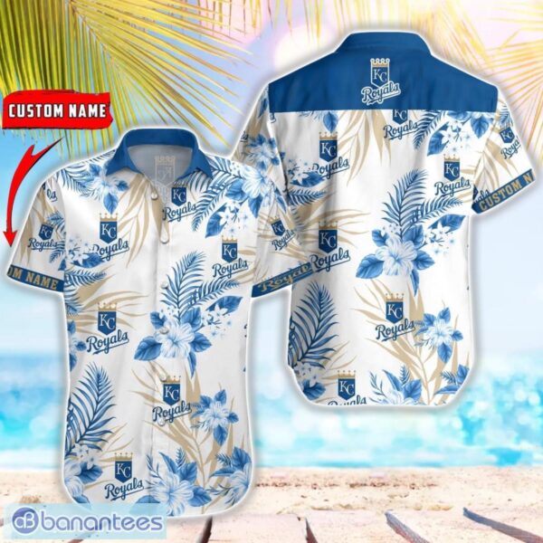 MLB Kansas City Royals Hawaiian Shirt Flower Baseball Aloha Shirt Product Photo 1