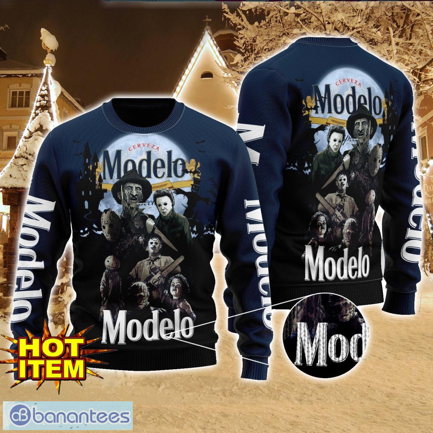 modelo horror halloween night all over print sweater halloween sweater gift ideas image Modelo Horror Halloween Night All Over Print Sweater Halloween Sweater Gift Ideas Product Photo 1
