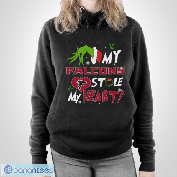 My Atlanta Falcons Stole My Heart Shirt Sweatshirt Hoodie - Unisex Pullover Hoodie