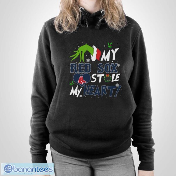 My Boston Red Sox Stole My Heart Shirt Sweatshirt Hoodie - Unisex Pullover Hoodie