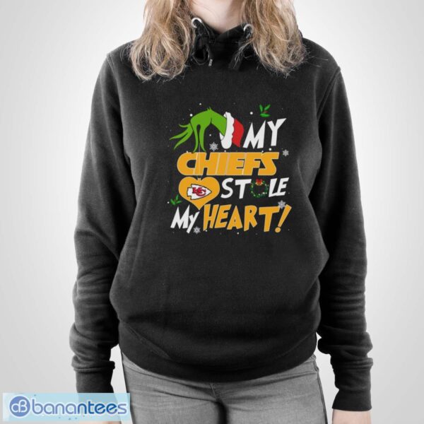My Kansas City Chiefs Stole My Heart Shirt Sweatshirt Hoodie - Unisex Pullover Hoodie