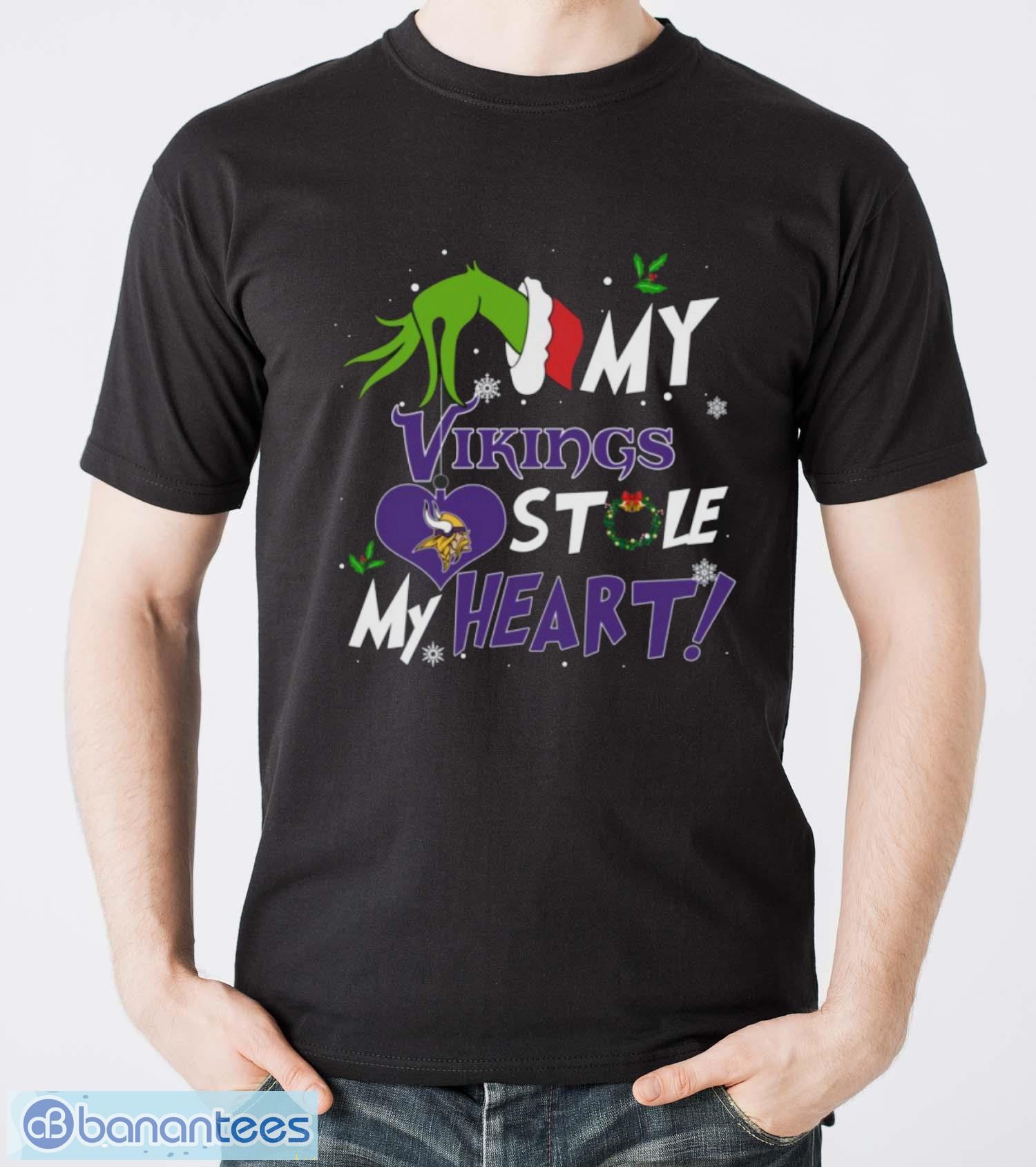 my minnesota vikings stole my heart shirt sweatshirt hoodie image My Minnesota Vikings Stole My Heart Shirt Sweatshirt Hoodie - Men T-Shirt
